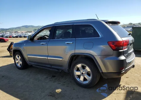 2012 Jeep Grand Cherokee Overland из США, поврежденный, VIN 1C4RJFCT1CC129638